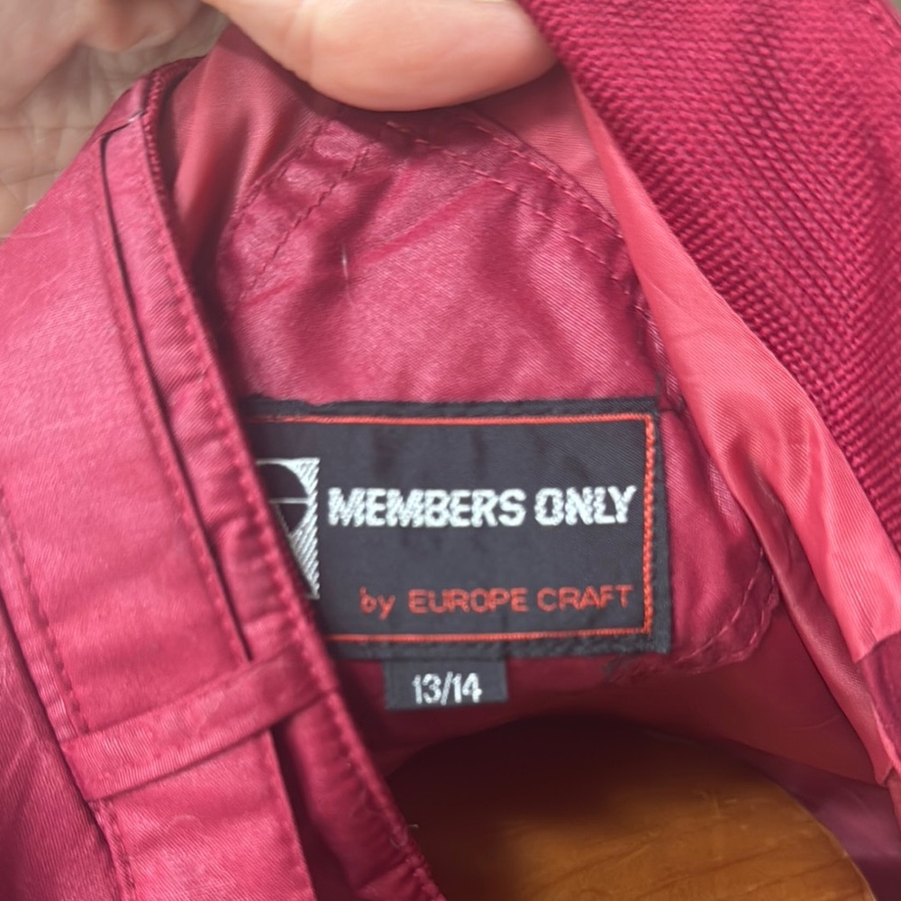 Members Only Red Jacket - Picture 2 of 4